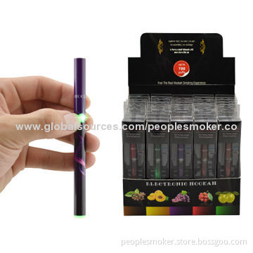 700 Puffs E-hookah Disposable E-cigarette with 100-240V AC, 5V DC Charging Voltage